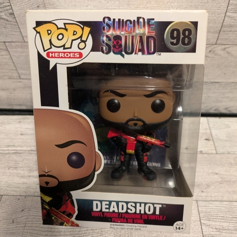 Funko Pop! Heroes Deadshot Figure - Red and Black